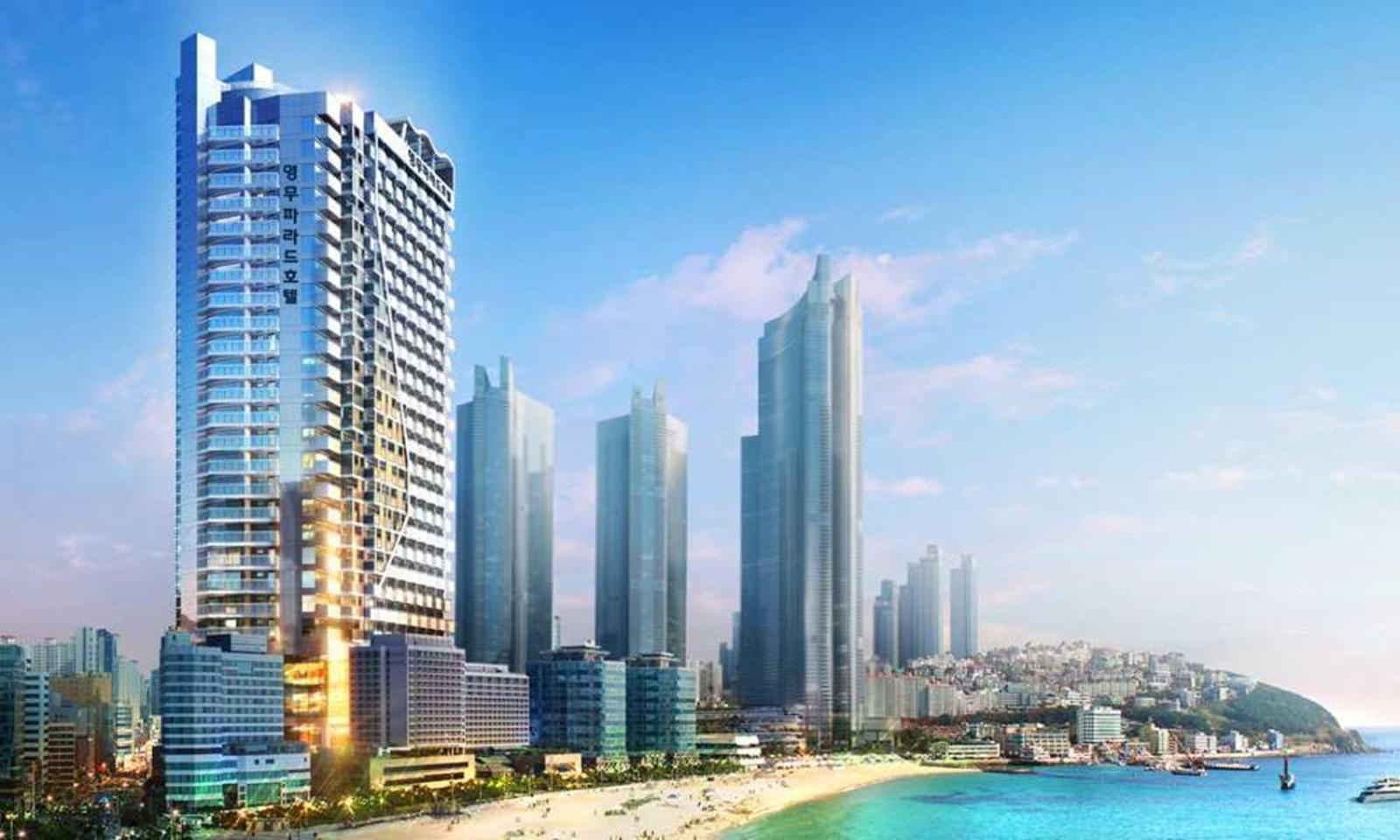 Busan Yeongmu Parade Hotel Haeundae Beach Exteriör bild
